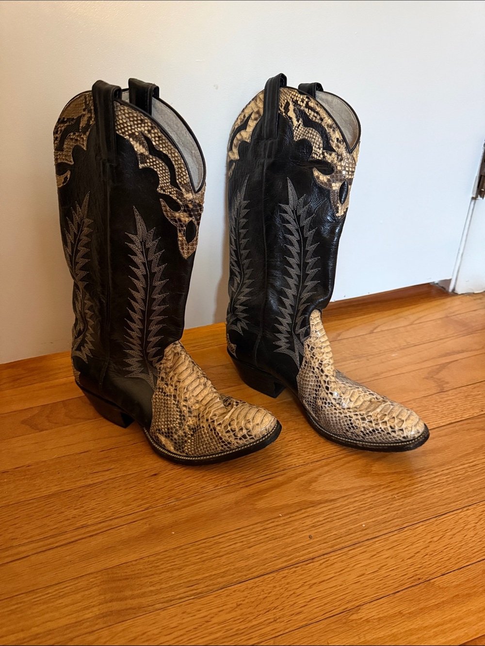Snakeskin Cowboy boots